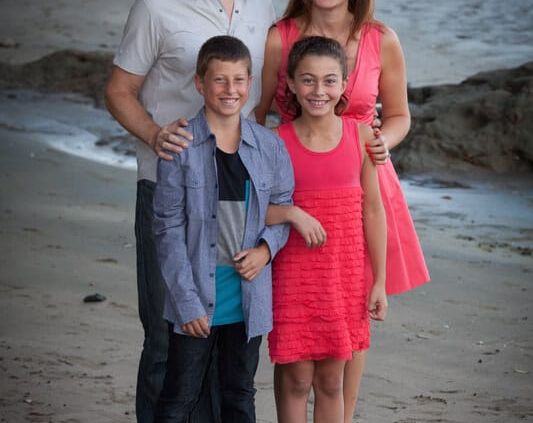Family Portrait at Castor Bay beach - Auckland Photography