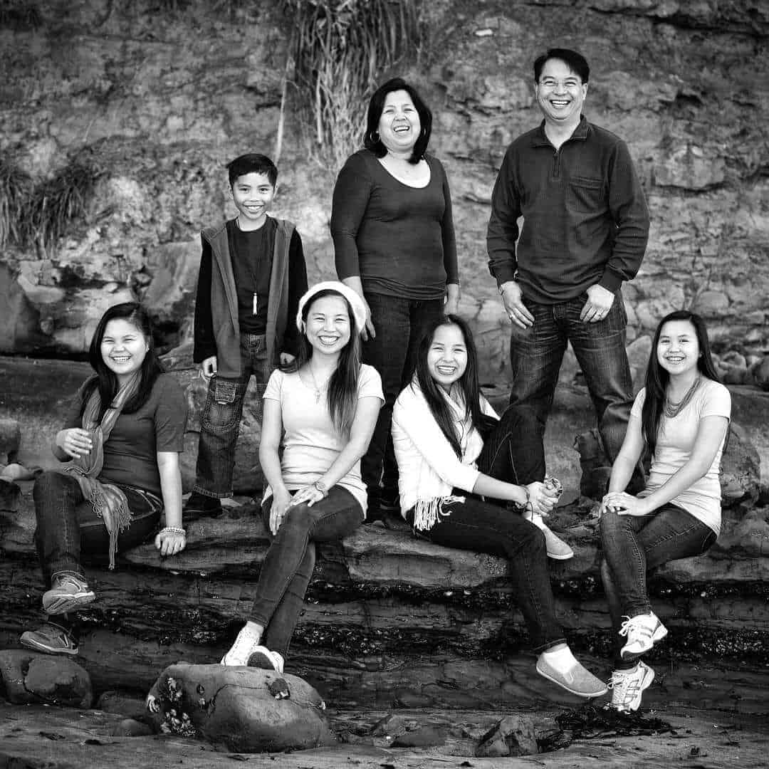 Monochrome Family Portraits North Shore City Auckland